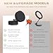 Tirlsy 2025 Upgrated Car Phone Holder, Vacuum Suction Magnet Phone Holder for iPhone 16 15 14 13 12 Pro Max Smartphone, Portable Wireless Smooth Surface Metal, Glass, Wall, Mirror & Car Window, Black