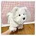 Imagen de HOMEXYLYL Perro de Peluche West Highland Terrier Blanco