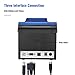 immagine 5[ 80mm Stampante Termica] Stampante Termica Diretta Speciale per la Cucina EU MUNBYN AUTO-CUT Stampante Portatile di Ricevimento Termico 300mm / sec/USB Seriale/ESC/POS