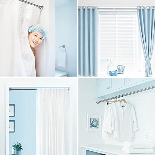 Shower Curtain Rod Tension, 3672 Inches Adjustable