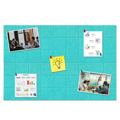 Tableau liège feutre HULAVO 36"x24" - turquoise