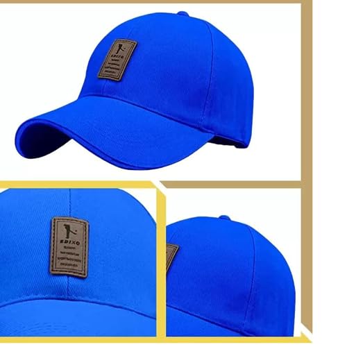 Image of Combo Stylish Sport Summer Cap with Adjustable Buckle Closure and Air Holes for All Sports, Baseball.Cap for Men's and Boy's Cap (Pack of 2)
