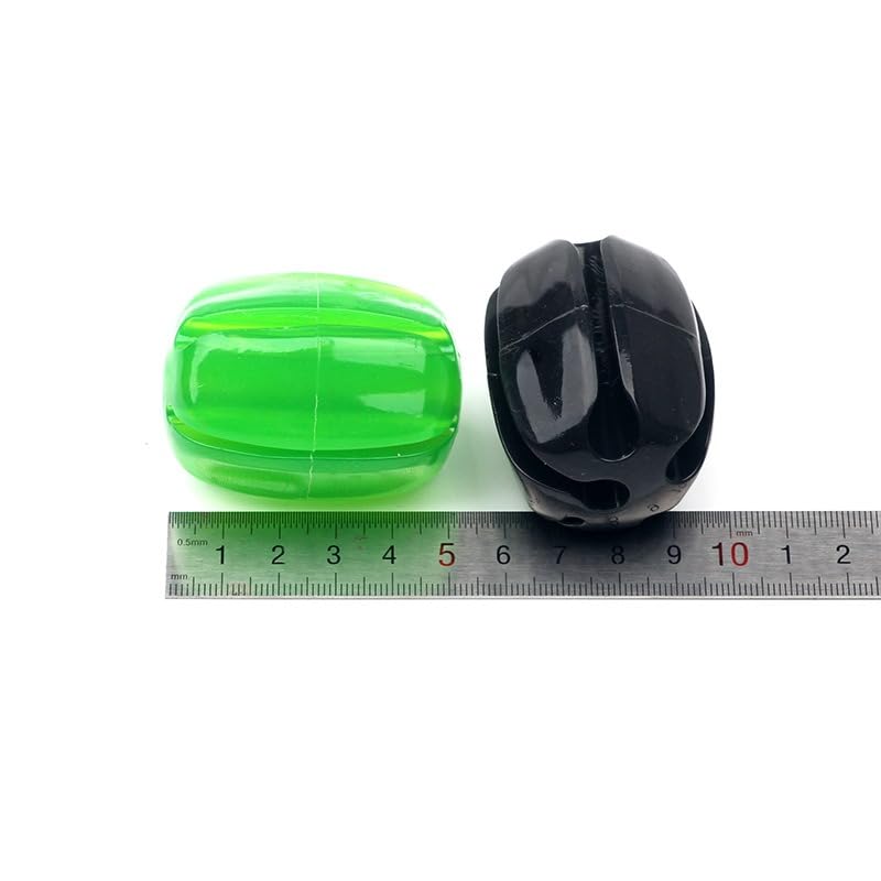 6 piezas bolas para detener caña de pescar silicona miniatura 4