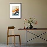 A2 Picture Frame,A2(42x59cm) Wooden Frame,Wall-Mounted Poster Frames, Photo Frames with Acrylic Glass (Not Glass), Landscape or Portrait,A2 Black Frame with A3 Mount,1 Pack - Image 2