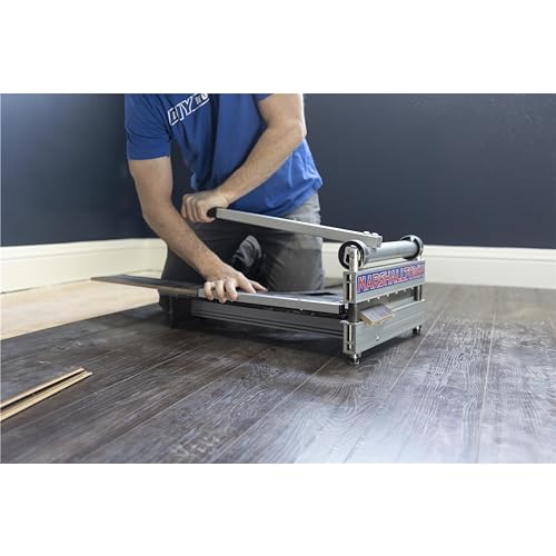 MARSHALLTOWN Ultra-Lite Flooring Cutter 13", Made in The USA, Cuts Vinyl Plank, Laminate, Engineered Hardwood, Siding, and More - Honing Stone Included