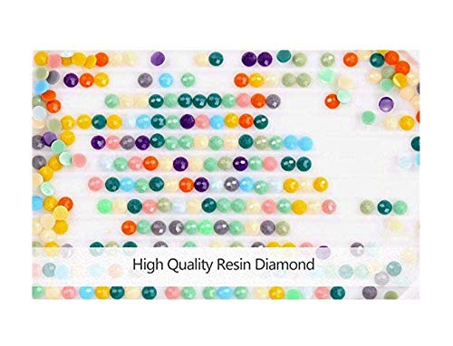 KASTWAVE DIY 5D Diamond Painting Kit, Dubai Modern City Night View by Number Kits, Mosaic Embroidery Rhinestone Picture Crystal Diamond Embroidery Painting Cross Stitch for Home Decor (30cm * 40cm)