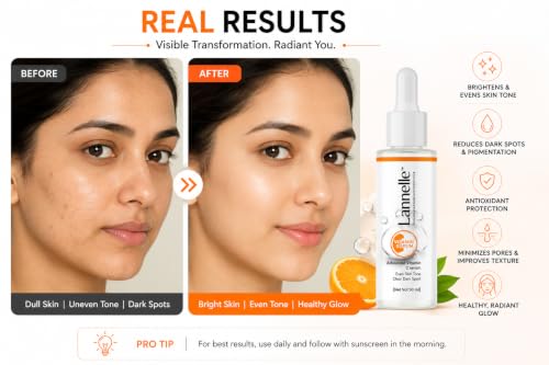 Image of Advanced Vitamin C Face Serum, Brightening & Hydrating Formula, for Men & Women, 30 ml (Pack of 1)
