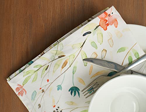 Maison D' Hermine Colmar 100% Cotton Soft And Comfortable Set Of 4 Napkins Perfect For Family Dinners | Weddings | Cocktail | Kitchen | Spring/Summer (20 Inch By 20 Inch). #TOP6