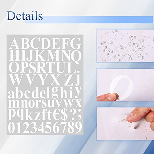 Autocollants de lettres pour adresse visible et numéro de porte