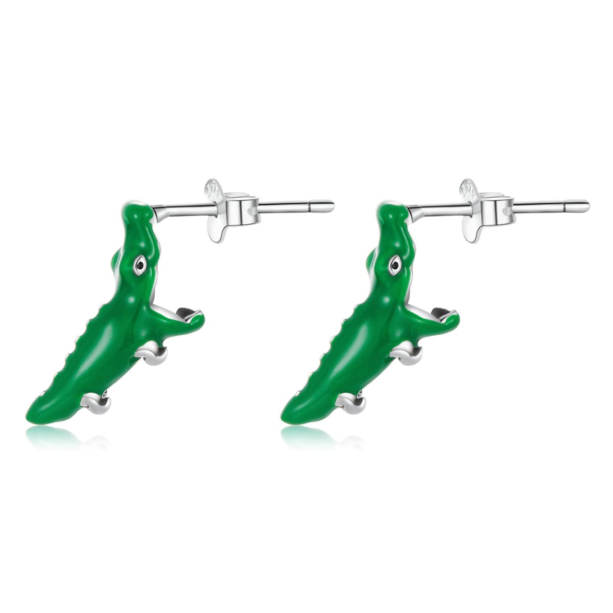 WBDWWTD 925 Sterling Silber Ohrringe, weiche Keramik, Hundeohrringe, handgefertigte Polymer-Tier-Ohrstecker für Frauen und Mädchen