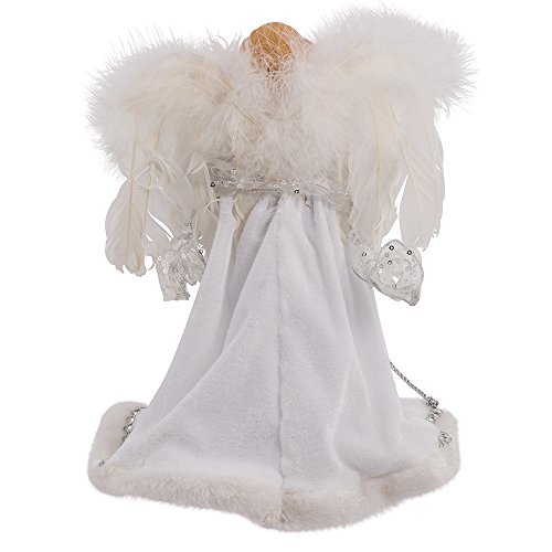 Ángel para árbol de Navidad Kurt Adler de 12 pulgadas con 10 luces integradas 4