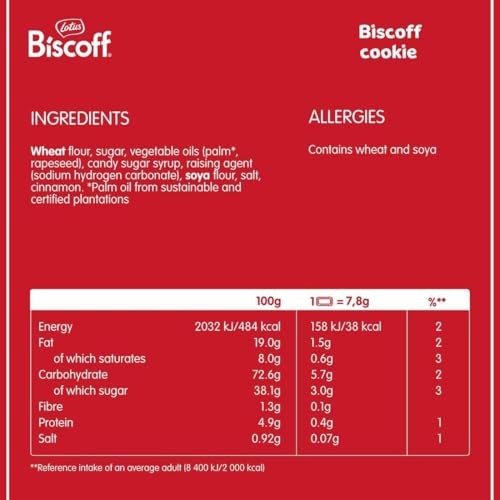 Image of Lotus Biscof Biscuit | Belgian Speculoos | Caramelized Biscuit Cookies | 250g x 3