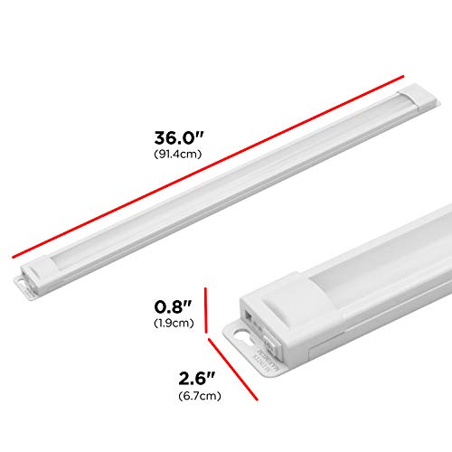 Image of UltraPro 36 Inch Plug in Under Cabinet Light with Soft White 2700K Light