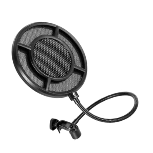 ibasenice 1 Unidade Filtro Pop Do Microfone Tela Do Microfone Escudo Vocal Microfone Usb Microfone De Computador Microfone Para Computador Microfone Condensador Portátil Escudo Pop Abs