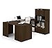 BESTAR i3 U-Shaped Desk, Tuxedo