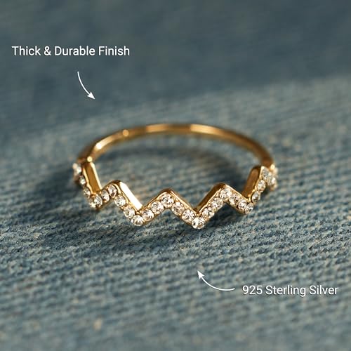 STORYJEWELLERY Highs and Lows Ring, Mother Daughter Rings, Friend Rings, 925 Sterling Silver Ring for Mom, Mother Daughter Gift, Birthday Gifts for Women Friendship3