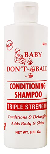 Baby Don't Be Bald Triple Strenth Shampoo 8 Fl Oz (Pack of 2)