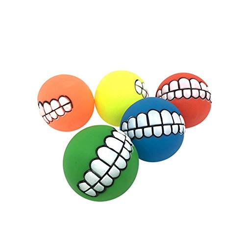 Lazzykit bola de goma pelota juguete para mascotas elástico no tóxicas