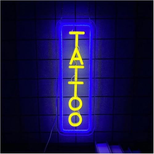 Néon Tattoo à intensité variable lampe décorative pour salon de tatouage