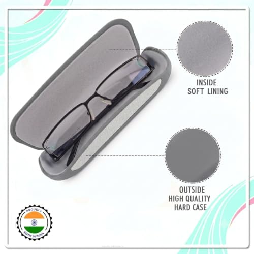Image of Unisex Lightweight Specs Hinge-Spring Eyewear Dabbi Abs Hard Case Cover