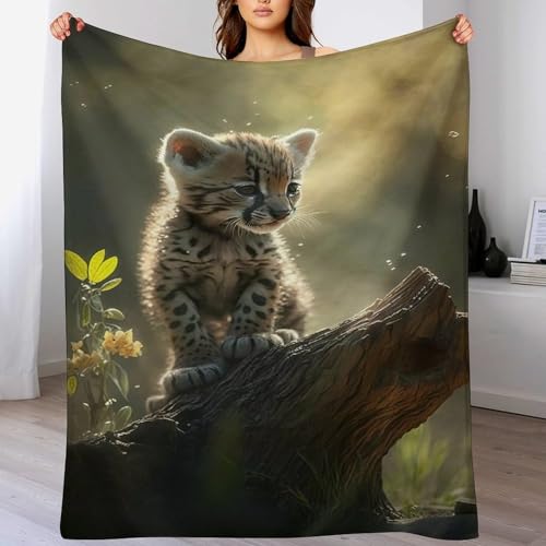 Couverture léopard haut de gamme en flanelle douce pour grand sofa - 2