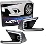 iJDMTOY OE-Fog Bezel Replace Switchback LED Daytime Running Lights Compatible With 2022-Up Honda Civic Sedan, White LED DRL, Amber LED Sequential Turn Signal Feature