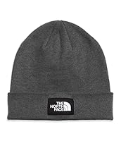 The North Face Men's Dock Worker Recycled Beanie Beanie, TNF DARK GREY HEATHER, US One Size