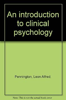 Hardcover An Introduction to Clinical Psychology Book