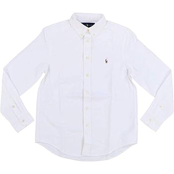 Toddler white ralph lauren shirt Clearance