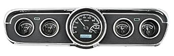 Dakota Digital 65 66 Ford Mustang Analog Dash Gauge Black Alloy White VHX-65F-MUS-K-W