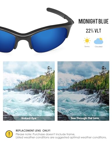 Image of BLAZERBUCK Replacement Lenses & Sock Kit for Oakley Half Jacket Sunglass