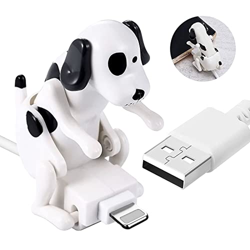 Fourmor Funny Dog Fast Charger Cable - Portable Stray Dog Toy Smartphone USB Charging Cable for iPhone Type-C Various Models Phones