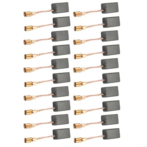 Escobillas de carbono para motor de amoladora Bosch compatibles con GWS 660 GWS660 GWS670 GWS6100 6 125 GWS8100 8 125 pieza de repuesto 1607014145 (10 pares)