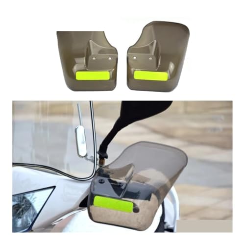 Protège main guidon moto universel avec bande réfléchissante et écran anti-vent - 3