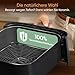 COSORI Turbo Tower Pro Airfryer, Keramikbeschichtung Heißluftfritteuse 2 Kammern, 10,8L Heissluftfritteuse mit DualBlaze, Ohne Teflon Beschichtung, Automatische Luftstrom-Regulierung