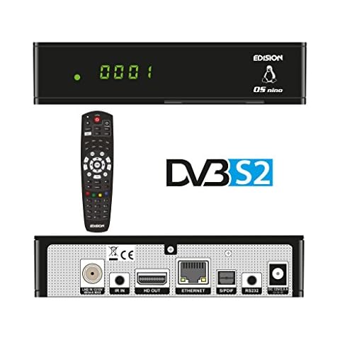 Edision OS NINO Full HD Satelliten Linux E2 Receiver schwarz Cover