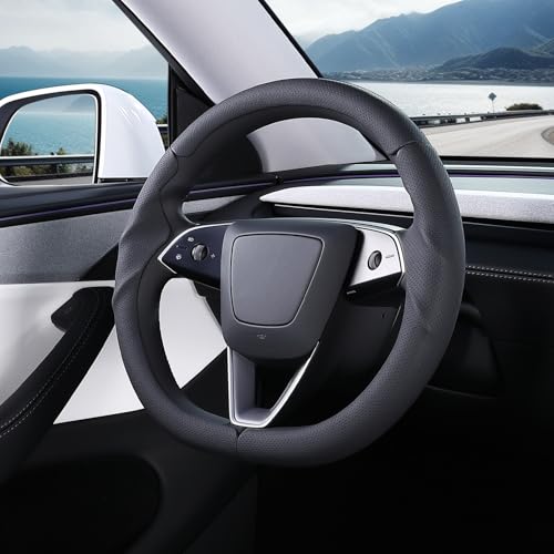 Steering Wheel Cover for Tesla Model Y 2025- Present/Model 3 Highland by Lophnix - Used condition - Image 7
