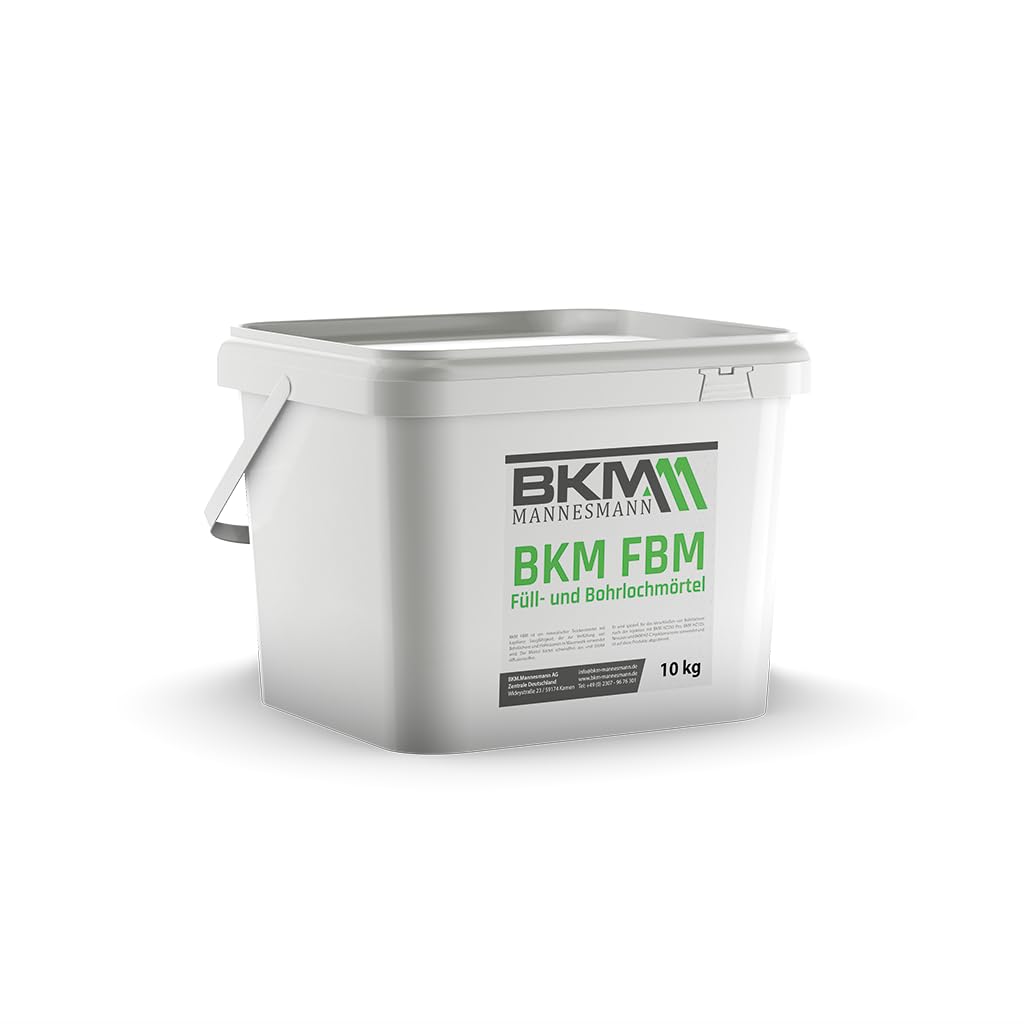 FBM Bohrlochmörtel Füllmörtel 10kg für ca. 500 Bohrlöcher