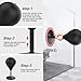 Nicedeal Desktop Punching Bag, Desk Punching Bag for Kids & Adults, Suction Boxing Bag Speed Balls, Heavy Duty Stress Relief Boxing Bag Desk Toys, Black
