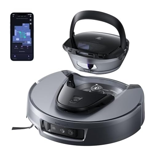 3i G10+ Saugroboter mit Wischfunktion, Automatische DustCompactor, 18000 Pa Saugkraft, Einziehbare Seitenbürste und Wischmopp, Intelligente Navigation, KI-Hindernisvermeidung