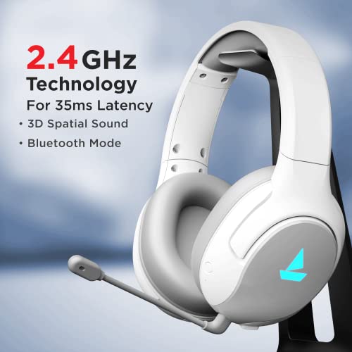 boAt Immortal IM 1300 Wireless Gaming Headphones with 2.4GHz Ultra Low