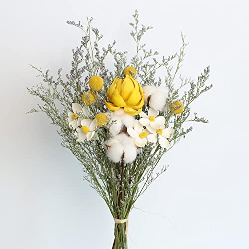 Bouquet natural seco Baoblaze 2X arreglo miniatura 4