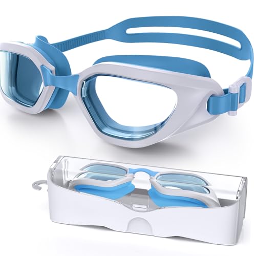 Vegemono Swimming Goggles Anti Fog Anti UV No Leakage For Men Women Youth