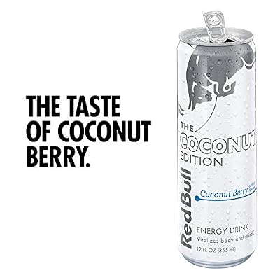 Red Bull Red Edition Watermelon and Coconut Berry Energy Drink Bundle، 8.4 Fl Oz Cans (24 Count)