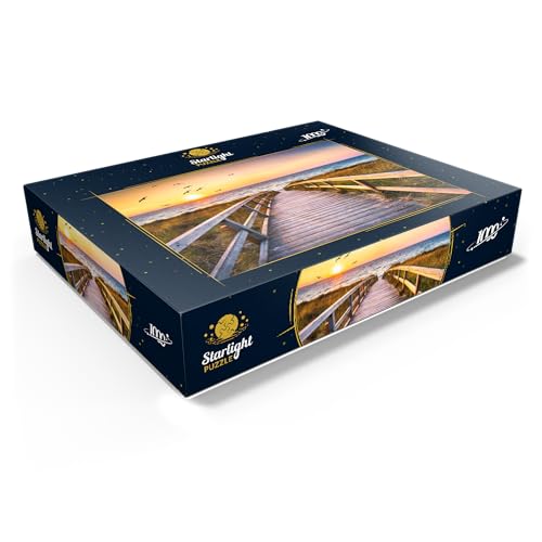 MyPuzzle Sunset On Dune Beach in The North Sea - Premium 1000 Piece Jigsaw Puzzle for Adults by MyPuzzle.com - Image 3
