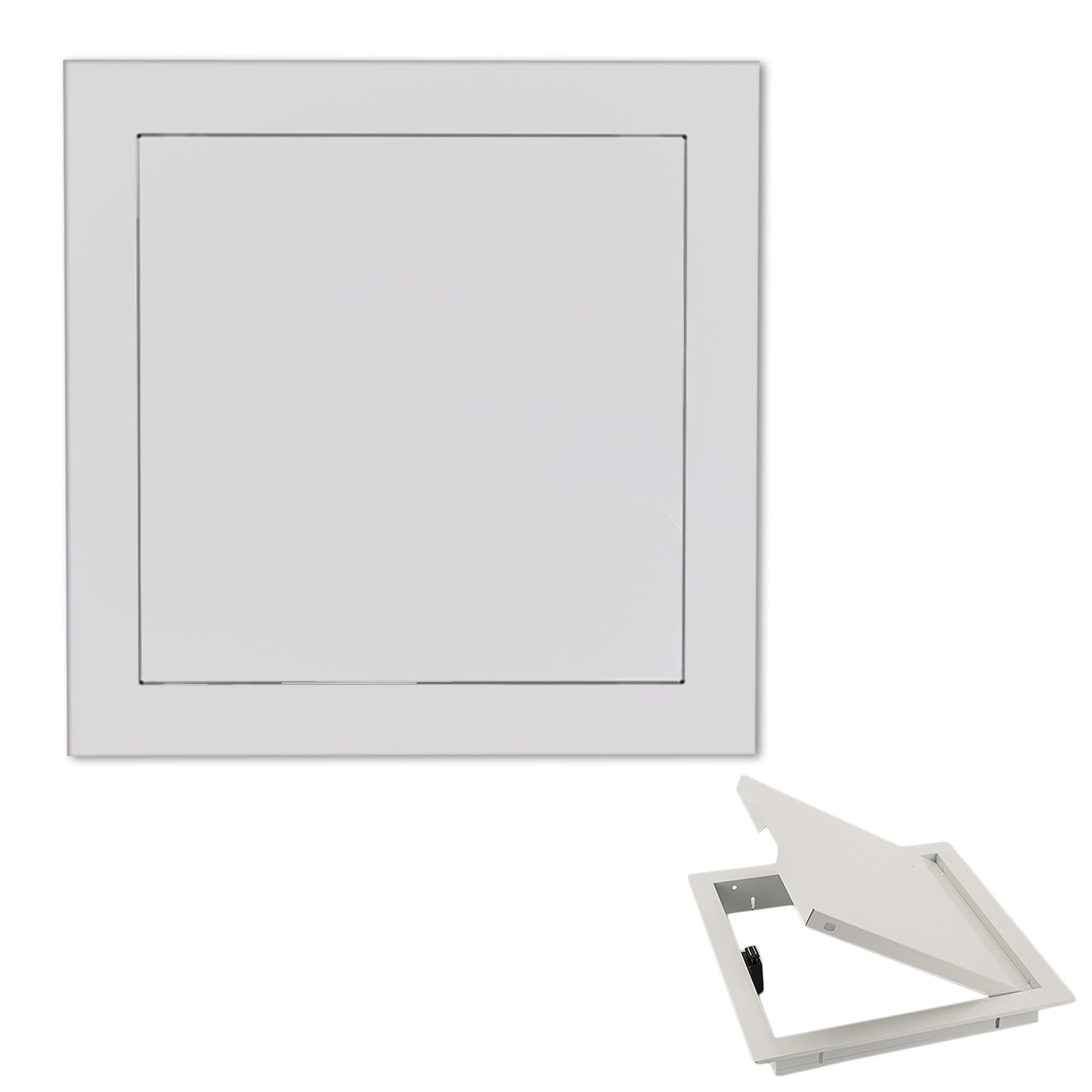 Wytrzymały panel drzwi wejściowych typu Push to Open - Łatwa instalacja, Lekka pokrywa dostępu - Zamek magnetyczny, 1 szt(20x45cm)