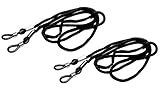 dy_mode Universal Brillenband Brillenkordel - 2er, 4er und 6er Pack - für Lesebrille Sportbrille Sonnenbrille - BB005 (OneSize, Schwarz-2er-Pack)