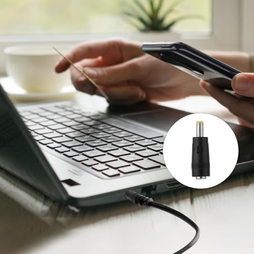 Adaptador DC BOXOB con 8 conectores para laptop y monitor miniatura 6