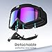 Motorcycle Goggles, Dirt Bike, Ski, ATV Windproof Racing Goggles, for Adults, Men, Women, Youth