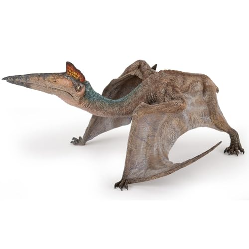 Image of FUNFOB Dinosaur Toy Figure Width -20cm Quetzalcoatlus Toy for Kids & Adults PVC Multicolour | Wings with Long Beak Dino